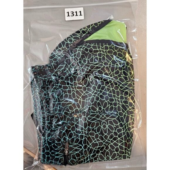 Nike Tempo Running Shorts Womens Medium 6 ? Zip Pocket Ombre Neon Yellow Green - Picture 7 of 7